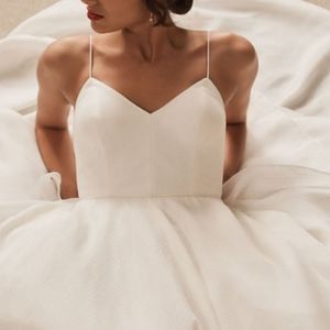 Jenny Yoo Piper Ivory Size 8 Wedding Dress